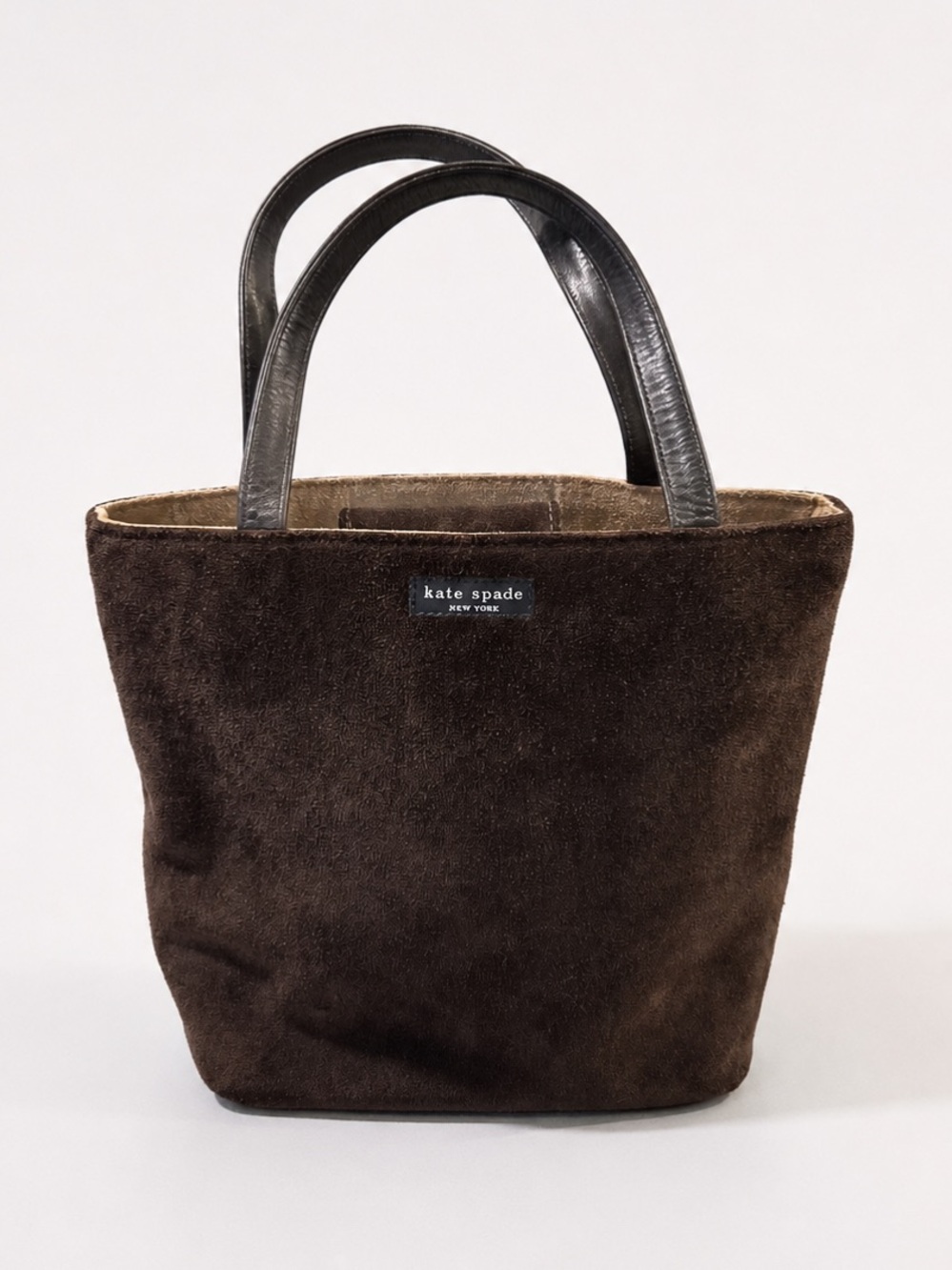 Kate Spade Dark Brown Suede Shoulder Bag